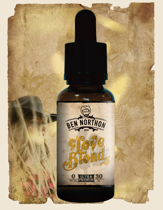 e-liquide Ben Northon Love Blond vape juice flavor by Solevan