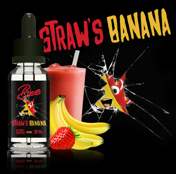 e-liquid flavor Bee Straw's Banana vape juice 